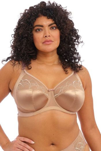 Elomi Cate Full Cup Banded Bra, Hazel, Front View