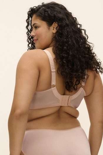 Elomi Cate Full Cup Banded Bra, Latte, Back View