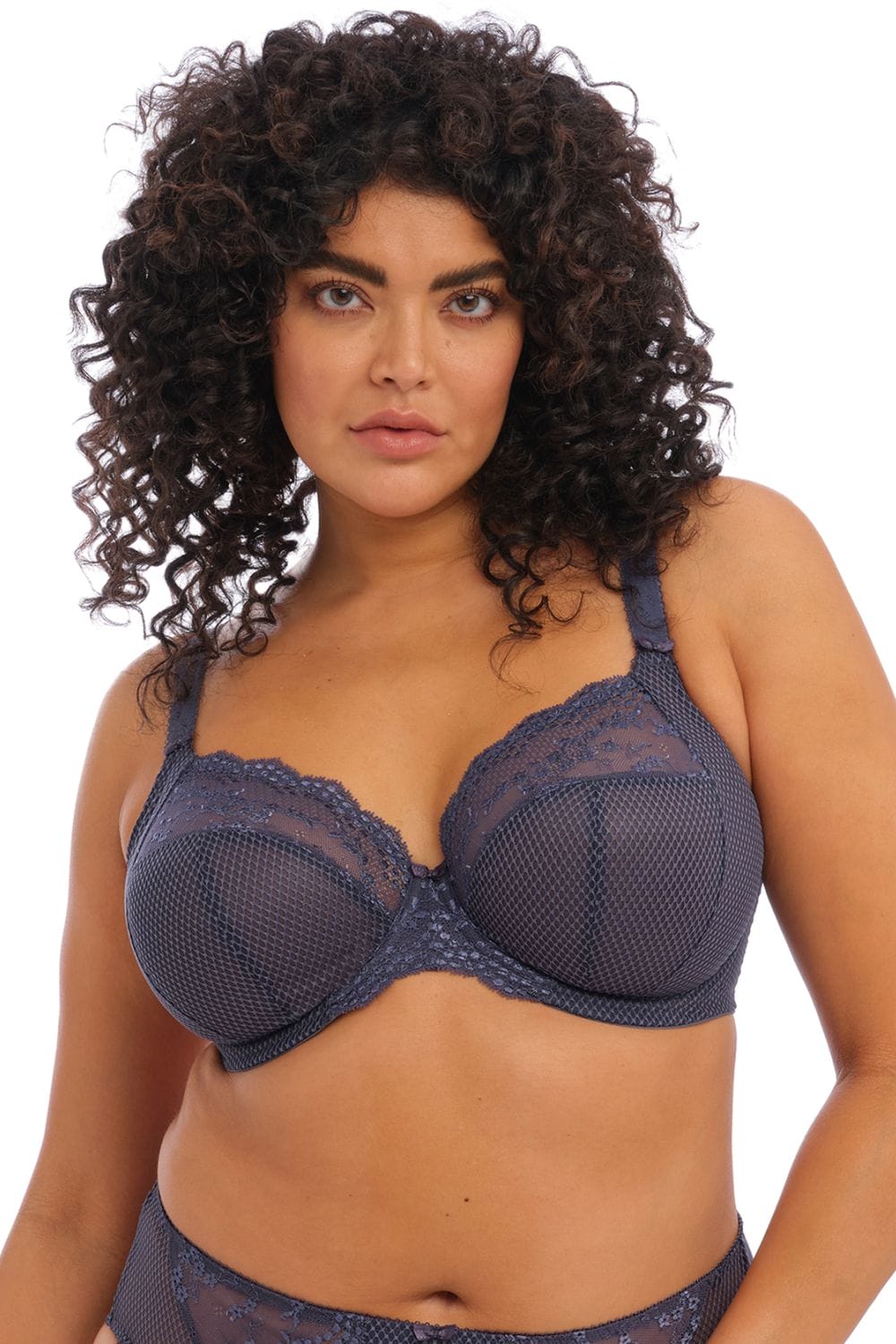 Elomi Charley Stretch UW Plunge Bra - Storm