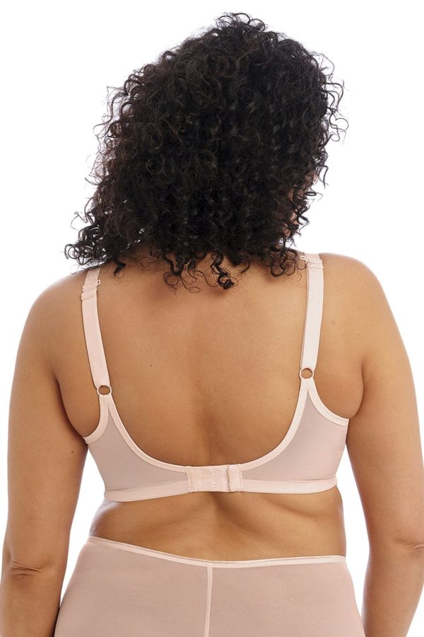 Elomi Matilda Plunge Bra, Pearl Blush, Regular Back View
