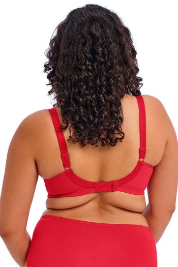 Elomi Morgan Stretch Banded Bra, Haute Red, Back