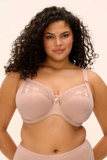 Elomi Morgan Stretch Banded Bra, Sahara, Front View