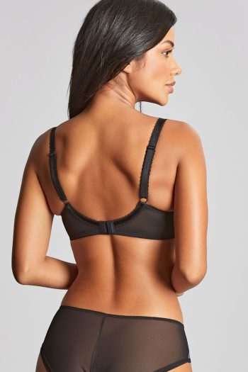 Panache Clara Full Cup Bra, Black, Back View