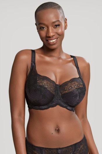Panache Clara Full Cup Bra, Black, Front View