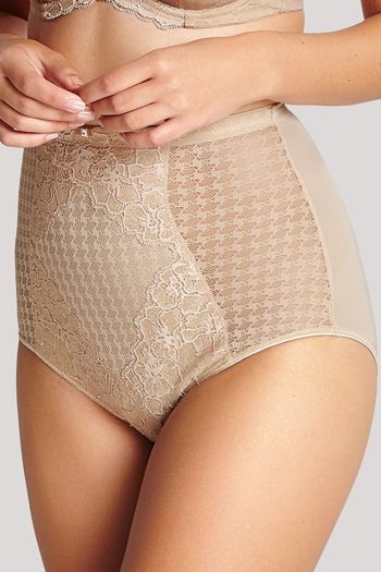 Panache Envy High Waist Brief, Chai, Front View