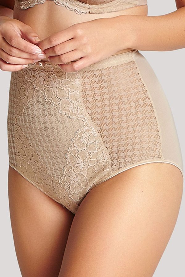 Panache Envy High Waist Brief, Chai, Front View