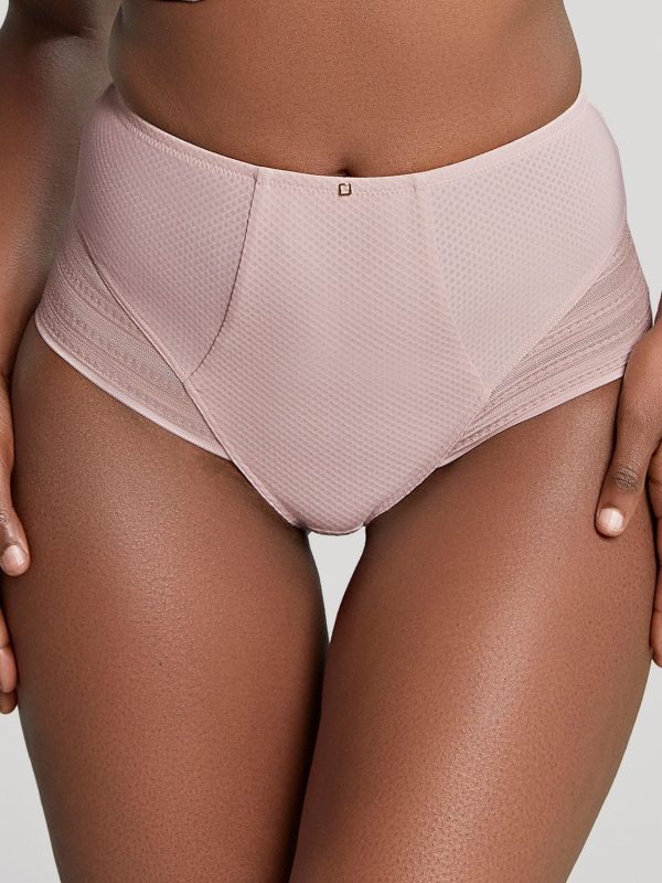 Panache Serene High Waist Brief, Vintage, Front View