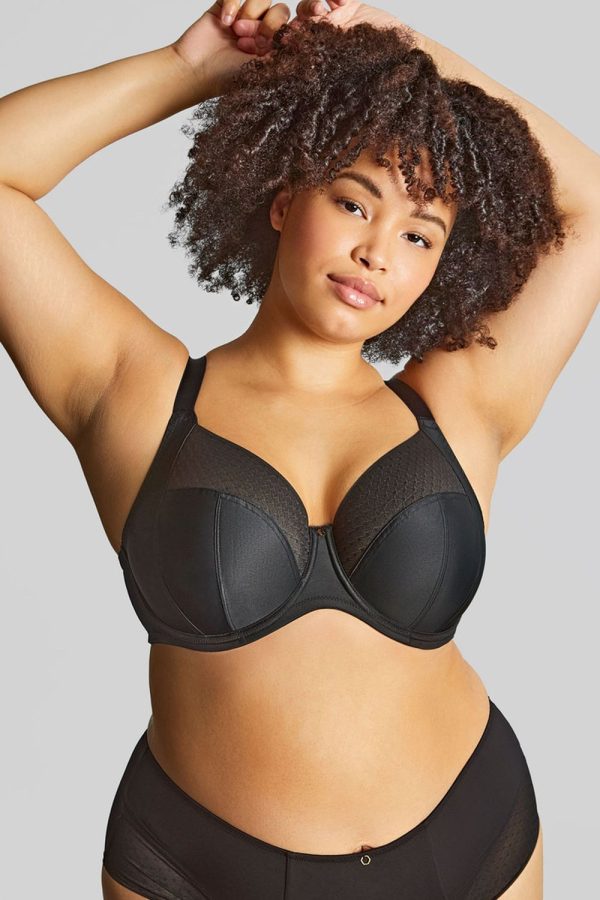 Sculptresse Bliss Full Cup Bra, Noir, Front View