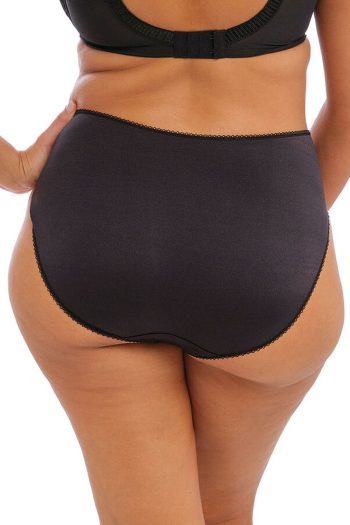 Elomi Cate Full Brief, Black, Back View