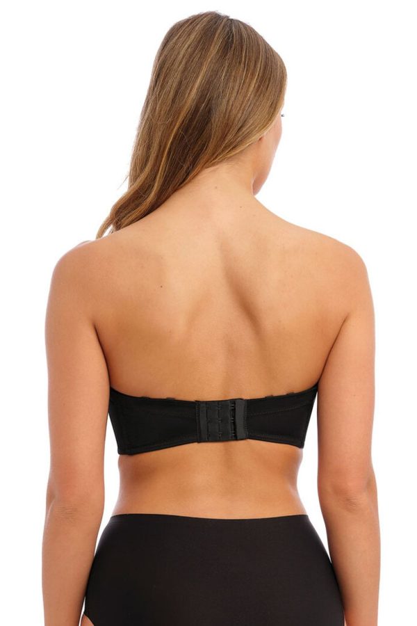 Fantasie Aura UW Moulded Strapless Bra, Black, Strapless Back View