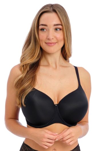 Fantasie Aura UW Moulded T-Shirt Bra, Black, Front View