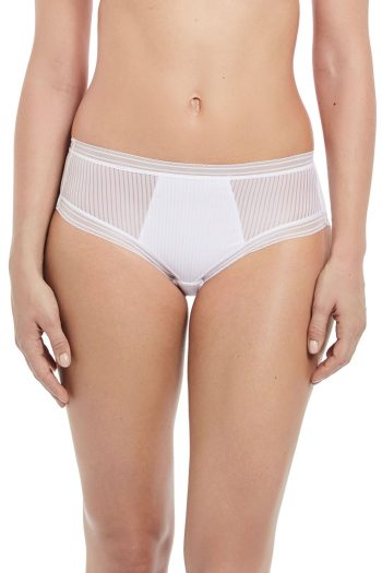 Fantasie Fusion Brief, White, Front View