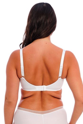 Fantasie Fusion Full Cup Side Support Bra, White, Back View
