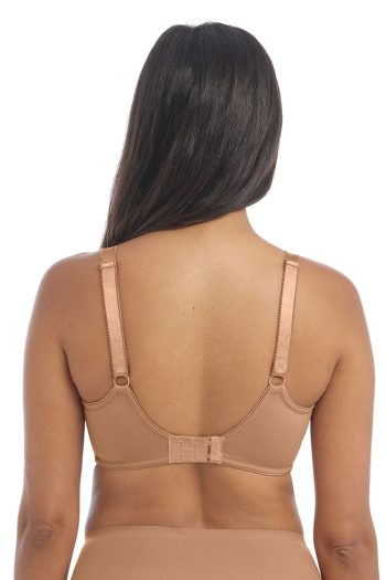 Fantasie Fusion Underwired Full Cup Side Support Bra, Cinnamon, Back View