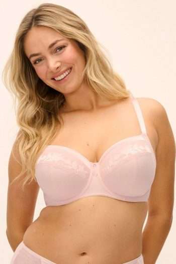 Fantasie Illusion Side Support Bra, Blush, Front View