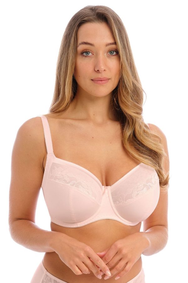 Fantasie Illusion Side Support Bra, Blush, Front View
