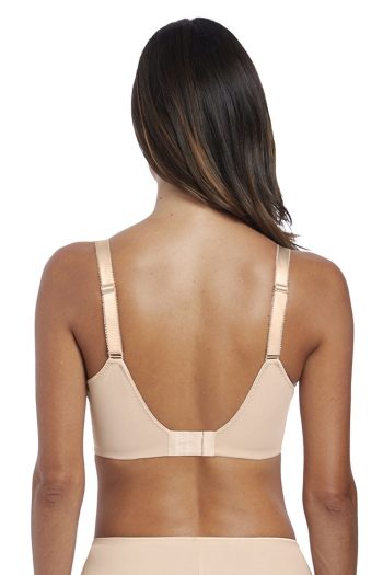 Fantasie Illusion Side Support Bra, Natural Beige, Back View