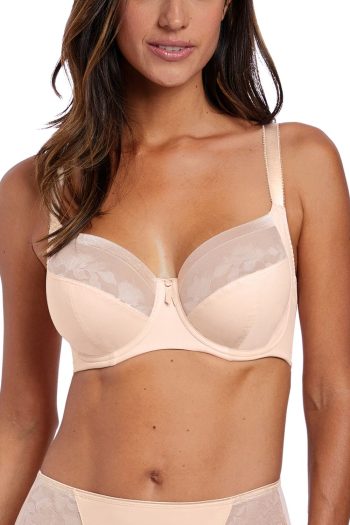 Fantasie Illusion Side Support Bra, Natural Beige, Front View