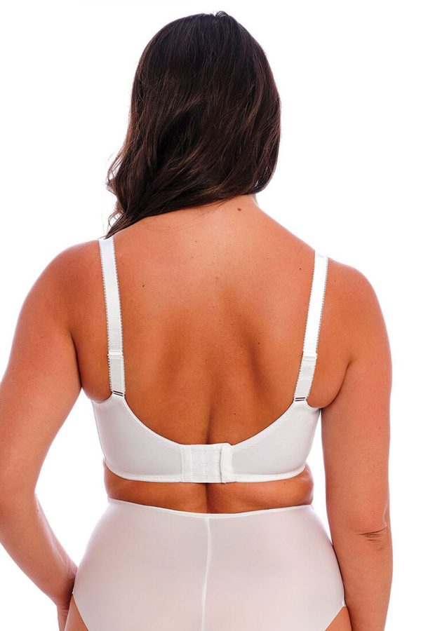 Fantasie Illusion Side Support Bra, White, Back View