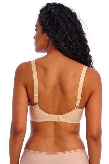 Freya Idol Moulded Balcony Bra, Nude, Back View