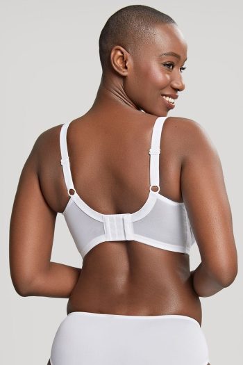 Panache Tango Balcony Bra, White, Back View