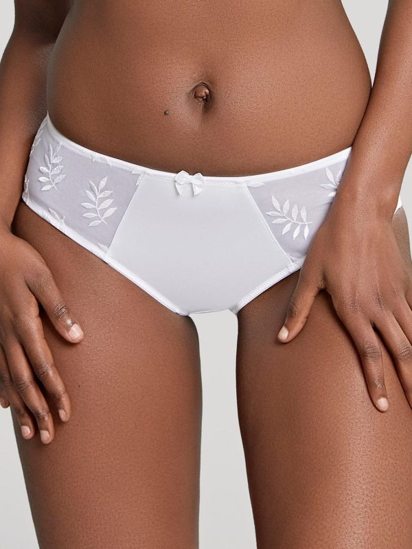 Panache Tango Brief, White, Front View