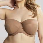 Sculptresse Dana Balcony Strapless Bra – Caramel - Sports Bras Direct