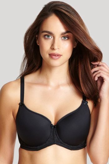 Cari Moulded Spacer T-Shirt Bra, Black, Front View