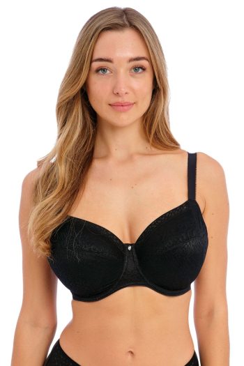 Fantasie Envisage UW Full Cup Side Support Bra, Black, Front View