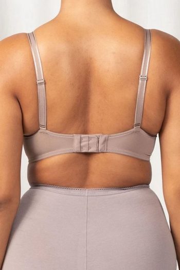 Triumph Sheer Minimiser Bra, Mocca, Back View