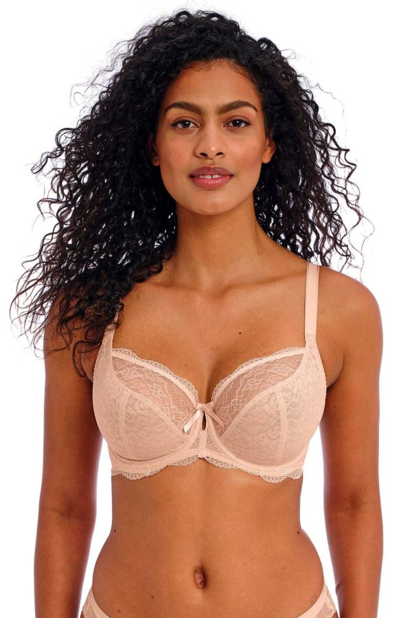 Freya Fancies Plunge Bra, Natural Biege, Front View