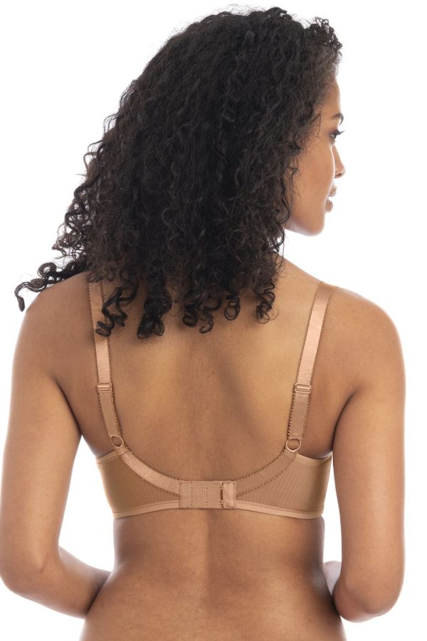 Freya Idol Moulded Balcony Bra, Cinnamon, Back View