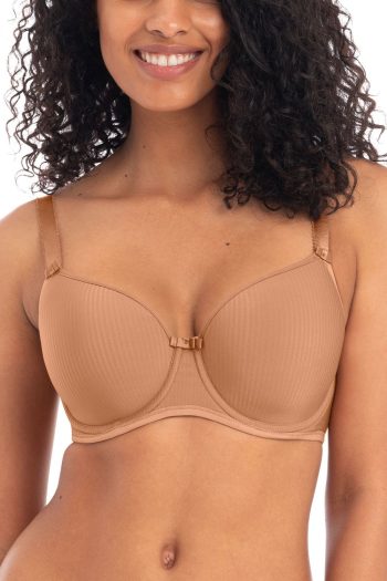 Freya Idol Moulded Balcony Bra, Cinnamon, Front View