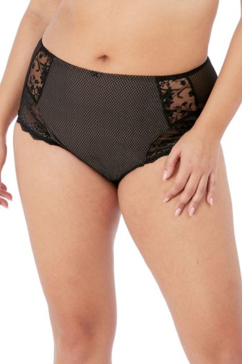 Elomi Charley Full Brief, Jet, Front View