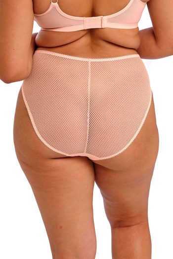 Elomi Charley High Leg Brief, Ballet Pink, Back View