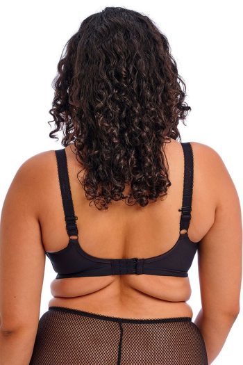 Elomi Charley Plunge Bra, Jet, Regular Back View