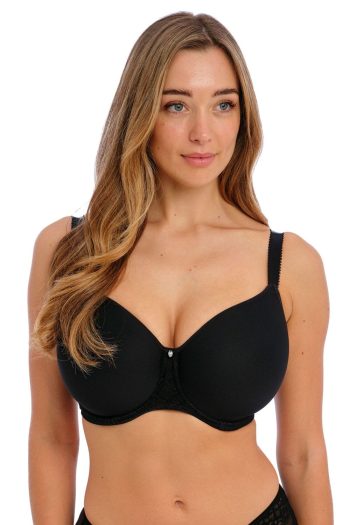 Fantasie Envisage UW Moulded Spacer Bra, Black, Front View