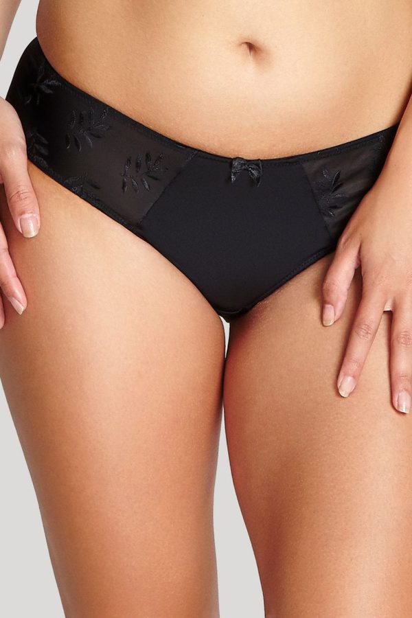 Panache Tango Brief, Black, Front View