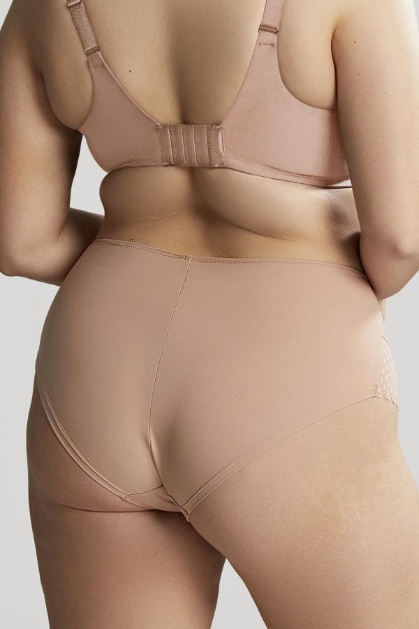 Sculptresse Bliss Deep Brief, Hazel, Back View
