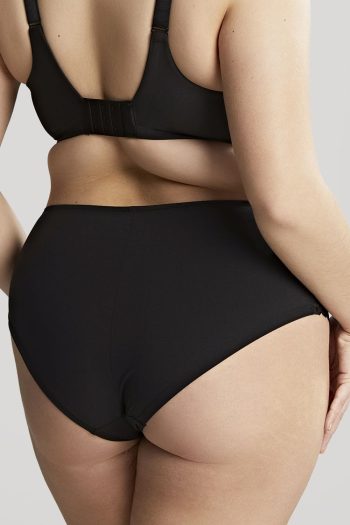Sculptresse Bliss Deep Brief, Noir, Back View