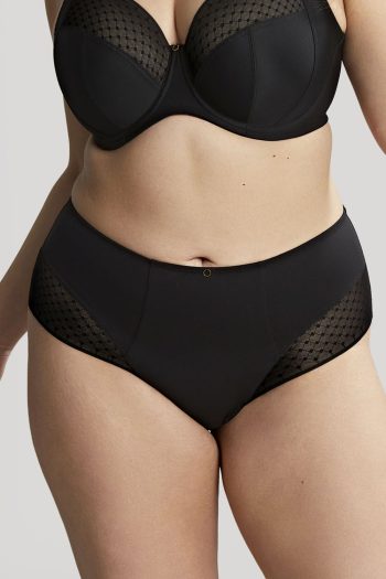 Sculptresse Bliss Deep Brief, Noir, Front View