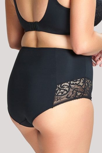 Sculptresse Estel High Waist Brief, Noir, Back View