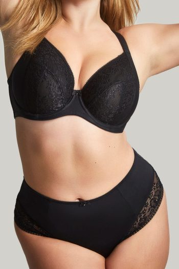 Sculptresse Roxie High Waist Brief, Black, Front View