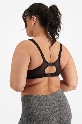 Shock Absorber x Berlei Active Multi-Sport Support Crop, Black, Back View