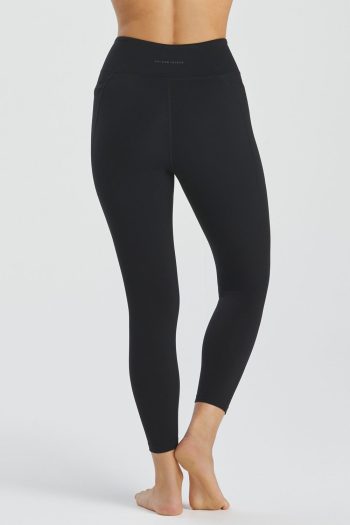 All Rounder Dual Pocket Full Length Tight, Black, Back View