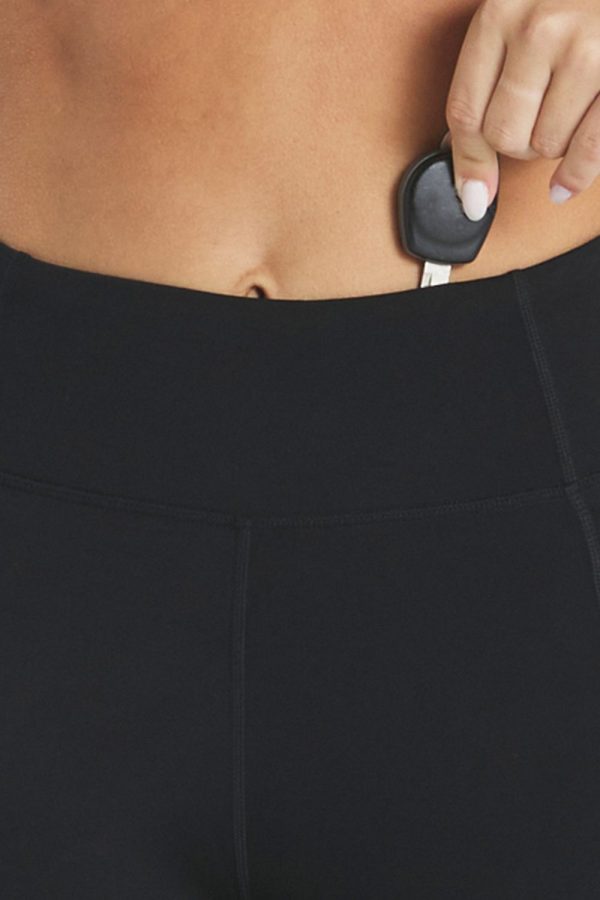 All Rounder Dual Pocket Full Length Tight, Black, Key