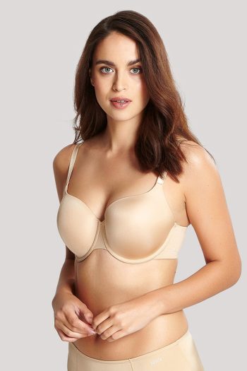 Panache Elan Moulded T-Shirt Bra, Chai, Front View