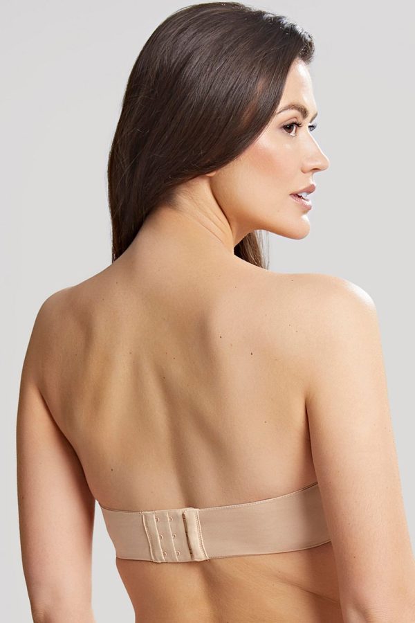 Panache Porcelain Elan Moulded Strapless Bra, Chai, Back View
