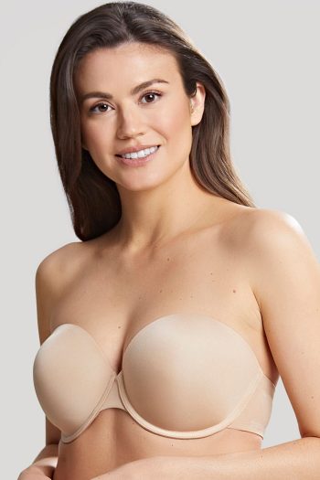 Panache Porcelain Elan Moulded Strapless Bra, Chai, Front View