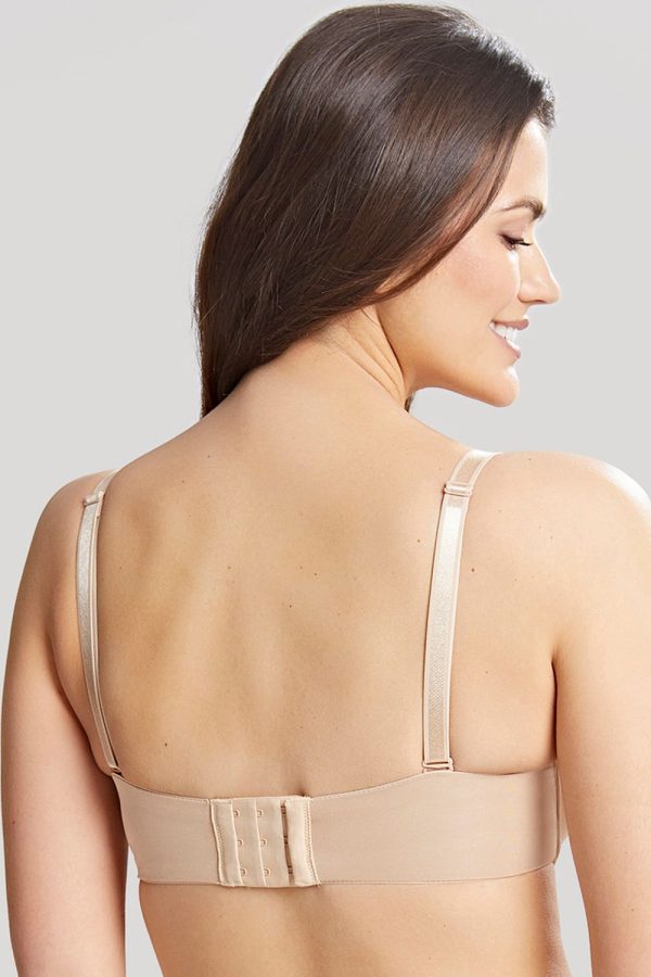 Panache Porcelain Elan Moulded Strapless Bra, Chai, Regular Back View